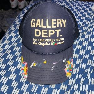 Gallery department painted Navy Logo Hat